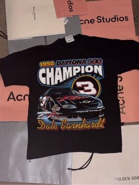 Dale Earnhardt '1998 Daytona 500 Champion' Black Short Sleeve Tee